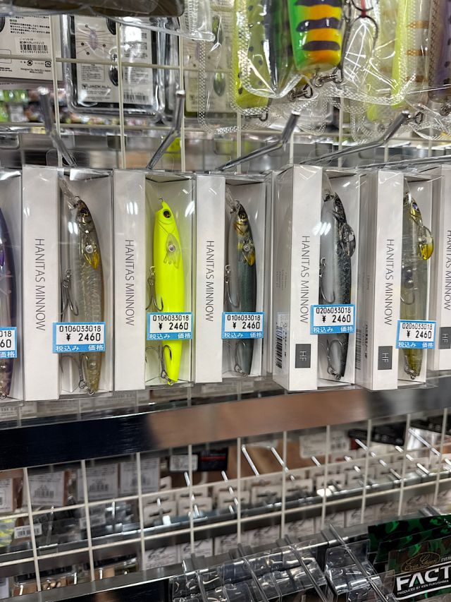 マドタチ　ハニタスミノー入荷！